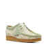 [26166166] WOMENS CLARKS WALLABEE - GREEN FLORAL