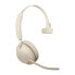 Фото #11 товара Jabra Evolve2 65 - MS Mono - Headset - Head-band - Office/Call center - Beige - Monaural - Bluetooth pairing - Play/Pause - Track < - Track > - Volume + - Volume -