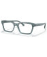 ფოტო #1 პროდუქტის Men's Rectangle Eyeglasses, EA319255-O