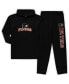 Фото #1 товара Пижама Concepts Sport мужская черная Philadelphia Flyers больших размеров с капюшоном и брюки для сна