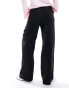 Pieces pleat front tailored trousers in black Черный, XS - EU 34 - фото #2