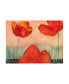Фото #1 товара Pablo Esteban Watercolor Red Flowers 1 Canvas Art - 36.5" x 48"