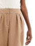 Фото #5 товара Extro & Vert tailored wideleg trousers in camel co-ord