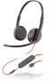 Фото #2 товара Poly Blackwire 3225 - Headset - Head-band - Office/Call center - Black - Binaural - In-line control unit