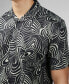 Фото #4 товара Men's Psychedelic Swirl Print Short Sleeve Shirt