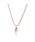 Brass Two Tone Plated 22" Arrowhead Pendant Necklace