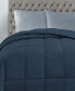 All Season Down Alternative Reversible Comforter, King Синий, Близнец - фото #8