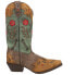 Фото #1 товара Laredo Miss Kate Floral Tooled Inlay Snip Toe Cowboy Womens Brown Dress Boots 5