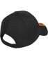 ფოტო #3 პროდუქტის Men's Black Anaheim Ducks Locker Room Three Stripe Adjustable Hat
