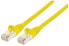 Фото #2 товара Intellinet Network Patch Cable - Cat6 - 5m - Yellow - Copper - S/FTP - LSOH / LSZH - PVC - RJ45 - Gold Plated Contacts - Snagless - Booted - Lifetime Warranty - Polybag - 5 m - Cat6 - S/FTP (S-STP) - RJ-45 - RJ-45
