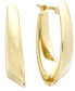 ფოტო #2 პროდუქტის 14k Gold Earrings, Visor Earrings