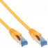 Фото #1 товара InLine Patch Cable S/FTP PiMF Cat.6A halogen free 500MHz yellow 1.5m
