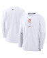 ფოტო #1 პროდუქტის Men's White San Francisco Giants Authentic Collection City Connect Player Tri-Blend Performance Pullover Jacket