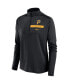 Women's Black Pittsburgh Pirates Primetime Local Touch Pacer Quarter-Zip Top