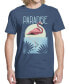 Фото #1 товара Men's Flamingo Palms Paradise Graphic T-shirt
