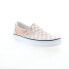 Фото #4 товара Vans Classic Slip-On VN0A38F7QCO Mens Beige Canvas Lifestyle Sneakers Shoes