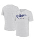 Фото #2 товара Men's Los Angeles Dodgers Authentic Collection Gray City Connect Velocity Performance T-shirt