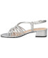 ფოტო #7 პროდუქტის Women's Sicilia Buckle Slingback Block Heel Sandals