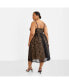 ფოტო #2 პროდუქტის Women's Lorelei Lace Overlay Midi A Line Dress