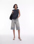 Topshop super soft cupro twist tank top in slate