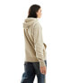 Calvin Klein Jeans unisex seasonal monogram logo regular hoodie in multi Plaza Taupe/Acid, 2XL - фото #5