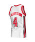 Фото #4 товара Men's Larry Johnson White UNLV Rebels 1989-90 Authentic Throwback Jersey