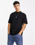 River Island regular fit t-shirt in black Черный, S - Chest 35-37 - фото #1