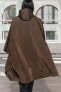 WATER-REPELLENT OVERSIZED CAPE ZW COLLECTION