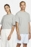 Фото #3 товара Sportswear Basic Tee Cotton Unisex Grey Yazlık ince Tişört Gri