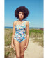 Day/Night Zoo Reversible One-Shoulder One-Piece Swimsuit