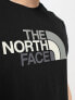 The North Face Easy chest logo t-shirt in black