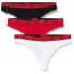 HUGO Stripe 50480150 Thong 3 units