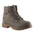 Фото #2 товара Lugz Mantle HI MMANTLHD-0823 Mens Gray Leather Lace Up Casual Dress Boots