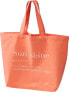 Strandtasche "Sunshine", peach/weiß, 1 St