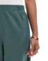 Фото #3 товара Vero Moda Petite jersey crepe wide leg trousers in green