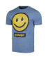 ფოტო #3 პროდუქტის Men's Heather Royal Garbage Smile T-shirt