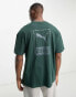 Фото #1 товара Puma Safari back print t-shirt in green