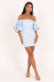 ფოტო #1 პროდუქტის Fern Puff Sleeve Mini Women's Dress