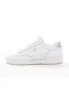 adidas Originals Court Super in white and silver