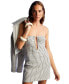 Фото #3 товара Women's Striped Strapless Mini Dress