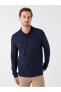 Фото #3 товара LCWAIKIKI Classic Polo Yaka Uzun Kollu Erkek Sweatshirt