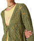 Фото #3 товара Women's Tie-Front Long-Sleeve Cardigan