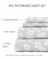 Фото #9 товара The Timeless Classics by Home Collection Premium Ultra Soft Pattern 4 Piece Bed Sheet Set - Full