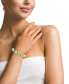 ფოტო #2 პროდუქტის Jade & Chrome Diopside (2-7/8 ct. t.w.) Stretch Bracelet