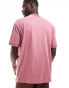 ASOS DESIGN relaxed t-shirt in pink Mesa-Rose, XS - Chest 36 - фото #4