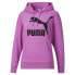 Фото #2 товара Puma Classics Logo Pullover Hoodie Womens Pink Casual Outerwear 53186150