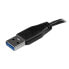 Фото #3 товара StarTech.com Slim Micro USB 3.0 Cable - M/M - 2m (6ft) - 2 m - USB A - Micro-USB B - USB 3.2 Gen 1 (3.1 Gen 1) - Male/Male - Black
