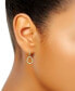 ფოტო #4 პროდუქტის Cubic Zirconia Open Teardrop Drop Earrings, Created for Macy's