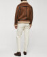 Фото #2 товара Men's Shearling-Lined Jacket