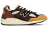 Фото #2 товара New Balance NB 990 V2 防滑耐磨 低帮 跑步鞋 男女同款 棕褐色 美产 / Кроссовки New Balance NB M990BB2